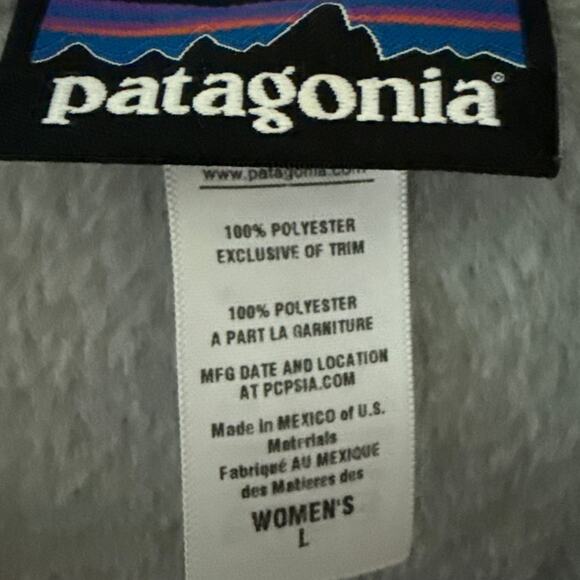 Patagonia W's Re-Tool Vest Tailored Grey/Ikat Purple Size Large - Picture 8 of 10